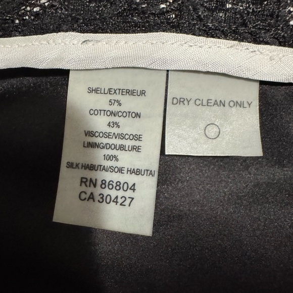 Magaschoni textured short jacket blazer Women’s size 10 Gray Black - Picture 9 of 10